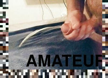 bad, gigantisk, masturbation, amatör, avsugning, cumshot, leksak, sprut, kuk