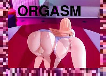 orgasmo, squirting, mamada, lesbiana, paja, trío, anime, hentai, 3d, encadenada