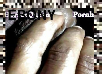 Horny Ebony Sucks Tits And Dick