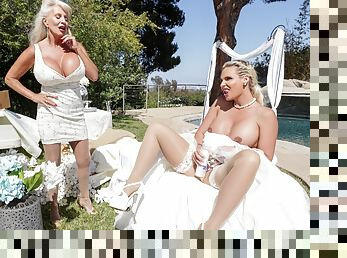 BrideZZilla: A Fuckfest At The Wedding 1 Video With Phoenix Marie, Sally D&#039;Angelo - Brazzers