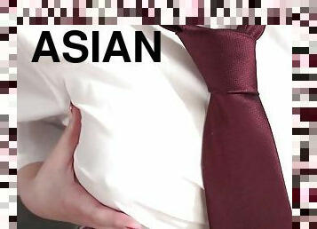 asiatisk, amatör, avsugning, tonåring, japansk, samling, knullande, dildo, close-up, rövhål