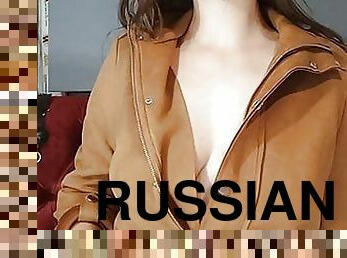 big tits of a Russian student are cool combined with a big ass and a delicious clitoris