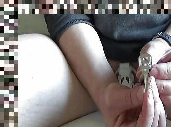 Old Clip from 2017: Starting Chastity Session