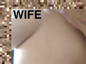 Wife gets a clit massage with a hard cock