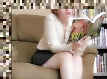 SEXY LIBRARIAN Turned on by Erotica (Multiple organsms)