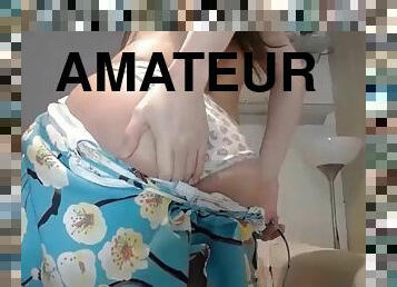 Thai amateur woman masturbation on cam