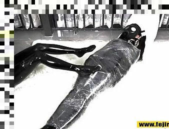 asien, masturbieren, orgamus, lesben, spielzeug, massage, fest-tight, fetisch, latex, demütigung