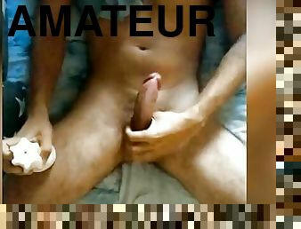 masturbação, orgasmo, amador, tiro-ao-alvo, pénis-grande, brinquedo, gay, punheta, pov, jovem18