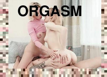 Roommates Orgasm All Together - Hanna Rey