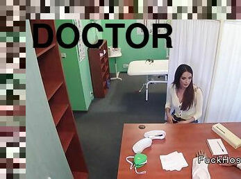 Doctor pounding huge boobs brunette