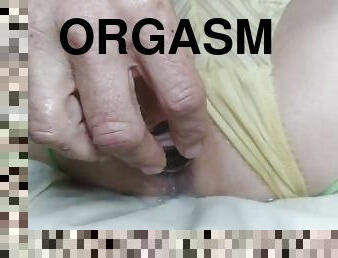 masturbación, orgasmo, squirting, amateur, anal, maduro, bragas, consolador, a-solas