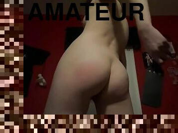 amatør, tenåring, bdsm, føtter, kåt, fetisj, alene, bondage