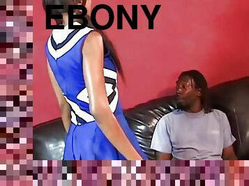 Young Ebony Bitch loves Big Black Cock!