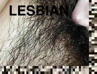 I masturbated but my roommate helped me cum - Lesbian-illusion