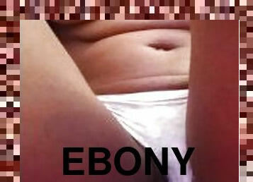 EBONY EDGING!!-with my vibrator