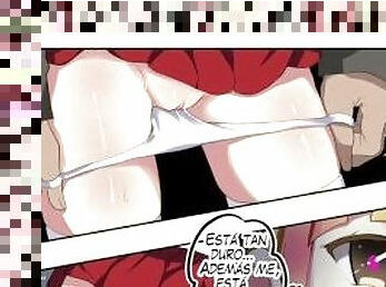 Colegiala cachonda masturbada en pblico hentai