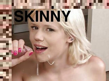 Skinny doll likes to swallow