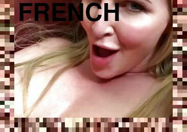 Frenchman picks up blonde with big boobs on the street of Paris