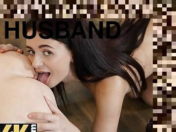 pussy, blowjob, tenåring, pornostjerne, kjøkken, mann, fetisj, barbert, brunette, rimjob