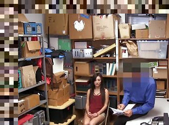 Shoplifter jade fucked in the office