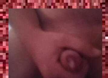 Penis Masturbation with Throb and Cum Squirt - Cum Shot Hits the Camera