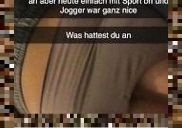 German Gym Girl wants to fuck Guy from Gym on Snapchat