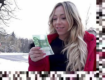 First time she accepts cash for sex