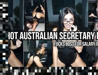 Australian Secretary Babe Goes Home With Boss For Salary Increase