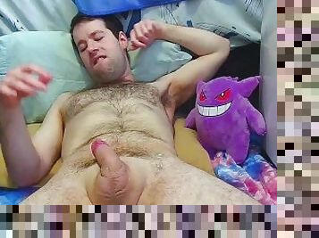 Young Guy Loves Stroking His HARD COCK! xD