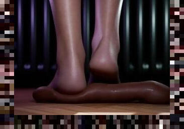 Cock Trampling Massage 3D Animation
