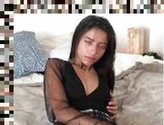 mayor, amateur, adolescente, latino, mona, vieja, pequeñita, a-solas, morena, tetitas