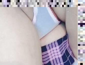 slut schoolgirl masturbating ????