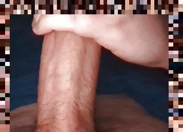 BIg Thick Cock Midnight Wank