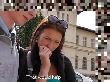 HUNT4K. Hot fucking for money in the capital of the Czech Republic