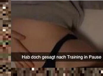 German Cheerleader wants to fuck classmate Snapchat