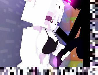 Minecraft porn Girl suck dick Enderman JENNY SEX MOD