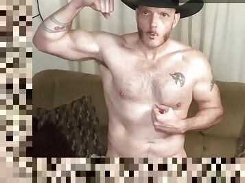 Gay Cowboy Flex and Jack Session