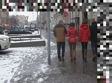 Russian foursome brakes out as the cutties desire hard dicks