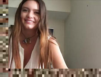 Lustful Hippie teen crazy sex video