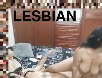 cute lesbians have homemade sex