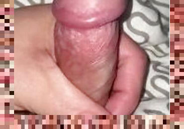 Masturbating perfect cock in bed????horny before night. Hot dick????