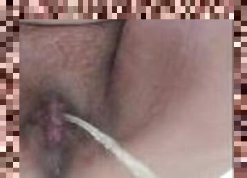 rumpe, hårete, mor-og-sønn, pissing, pussy, amatør, milf, mamma, bbw, svelging