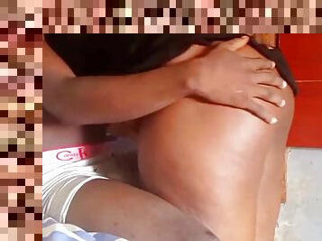 WATCH- Black African lady enjoys hard pounding on tight wet pussy