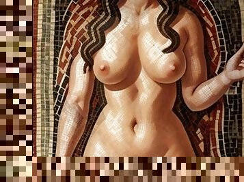 Roman Mosaics of Four Erotic Women