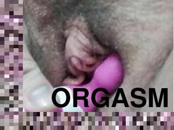 onani, orgasme, pussy, squirt, amatør, tenåring, leke, alene, våt, pikk