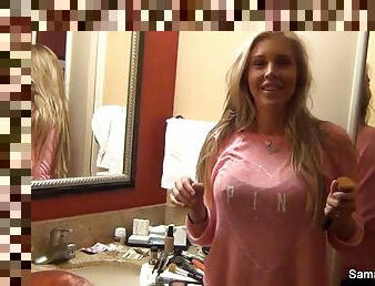 Behind the scenes with samantha saint fun