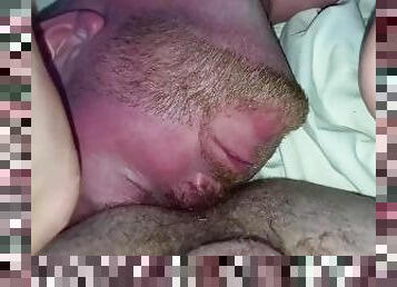 Fart slave begs for farts as he rims my hairy asshole