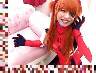 Asian babe sucks chika arimura as evangelion