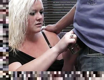 Bbw blonde bitch is cheating