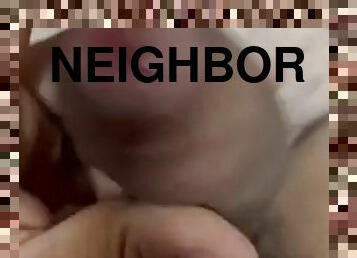The neighbors son is back and I couldnt resist, he fucked me for the second time